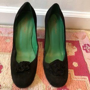 Anya Ponorovskaya Size 9 Black Suede Heel